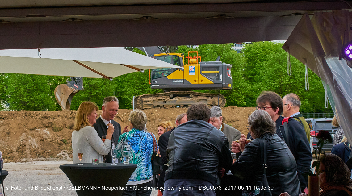 11. Mai 2017 - Grundsteinlegung für die LOGE und dem Kulturquadrat in Neuperlach